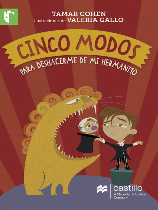 Cover image for Cinco modos para deshacerme de mi hermanito